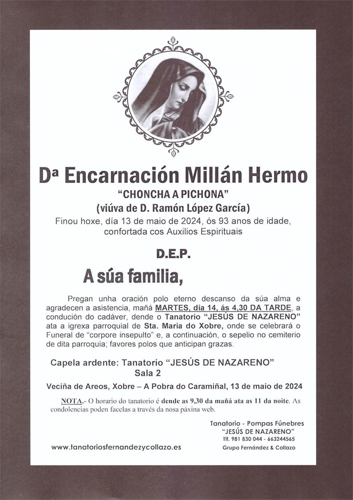 Dª Encarnación Millán Hermo
