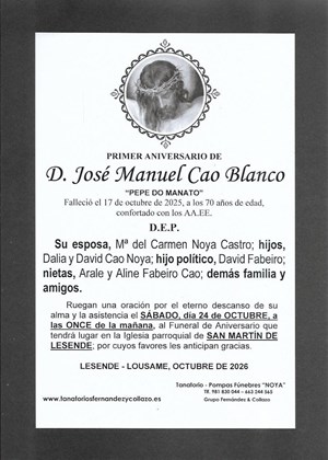ANIVERSARIO_JOSÉ MANUEL CAO BLANCO