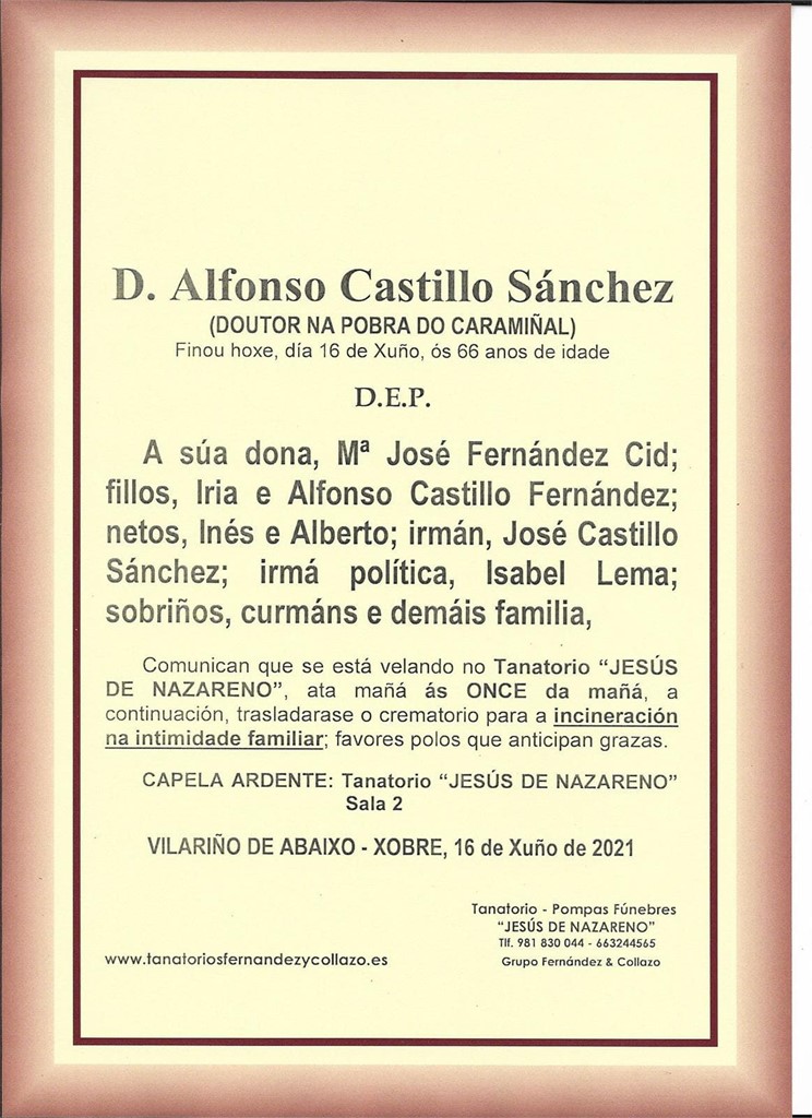 Foto principal D. ALFONSO CASTILLO SÁNCHEZ