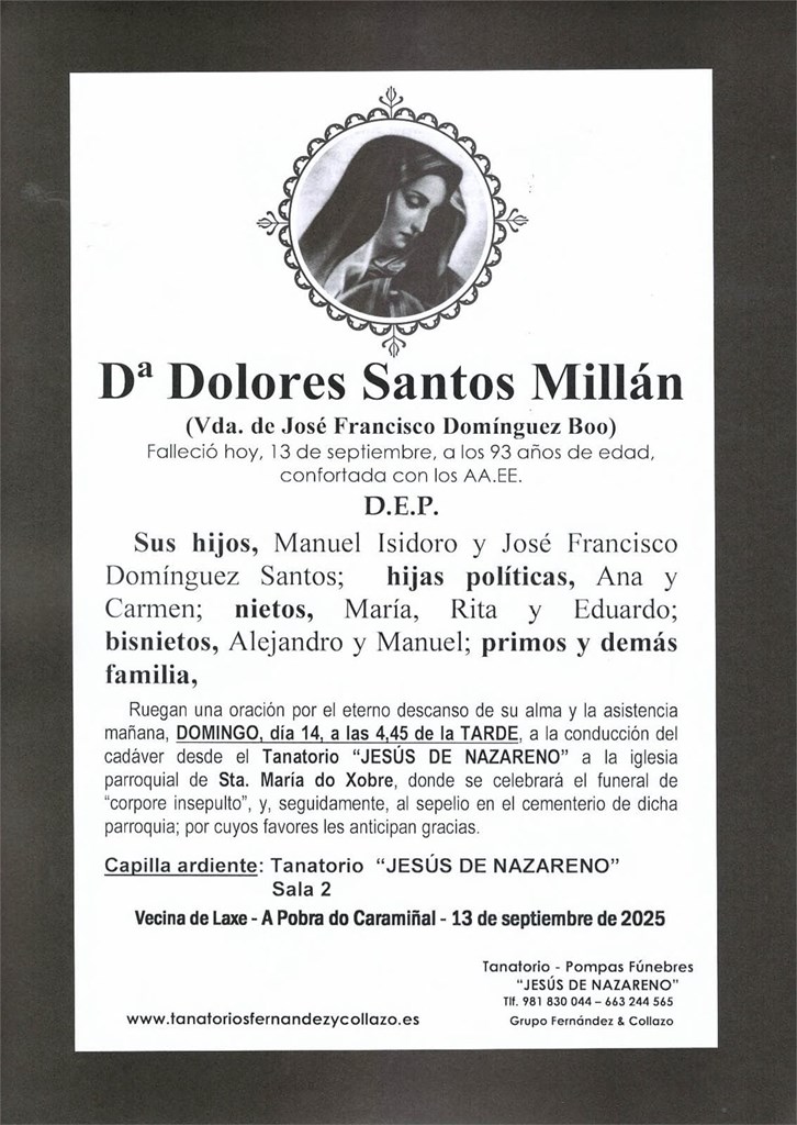 Dª Dolores Santos Millán