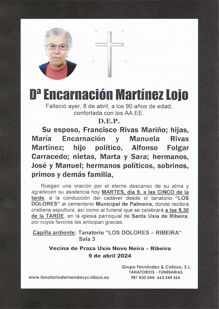 Dª Encarnación Martínez Lojo