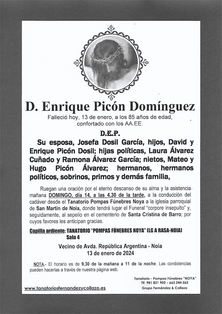 Foto principal D. Enrique Picón Domínguez