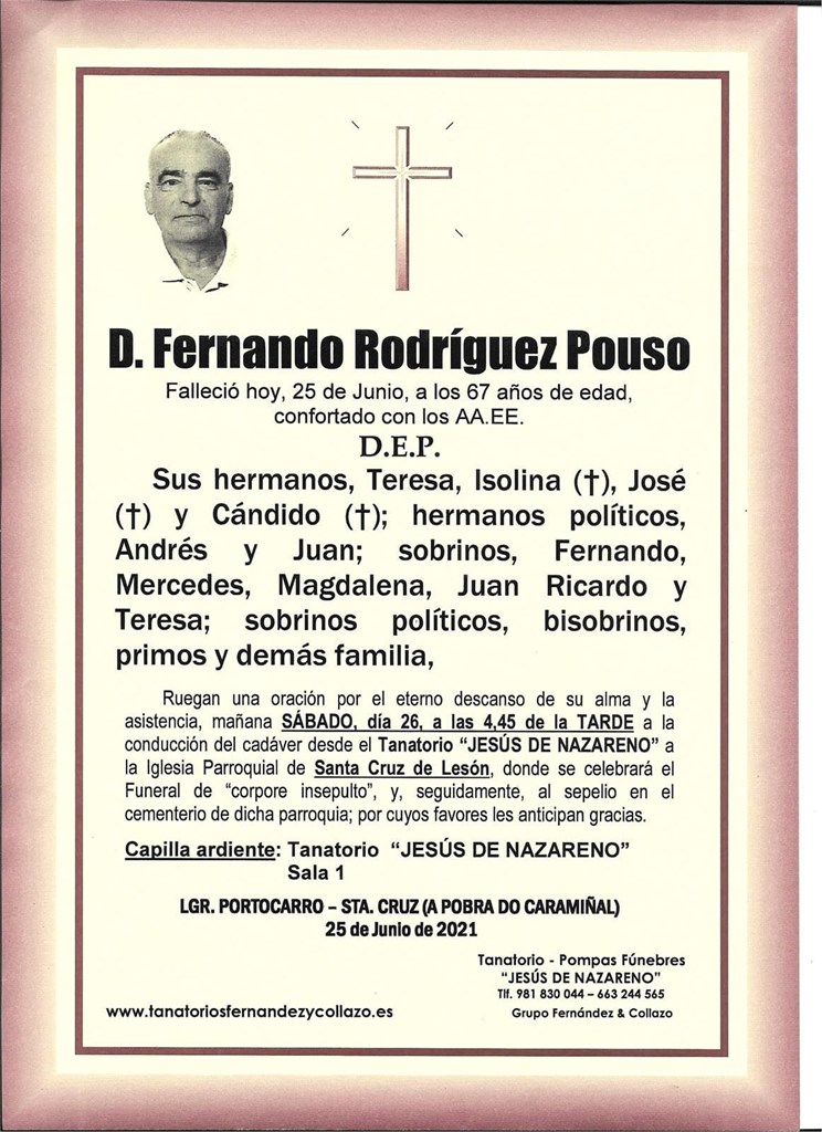 Foto principal D. FERNANDO RODRÍGUEZ POUSO