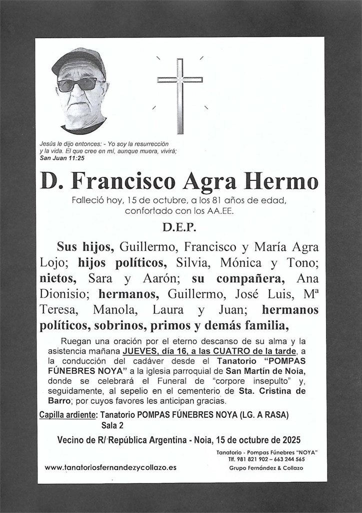D. Francisco Agra Hermo