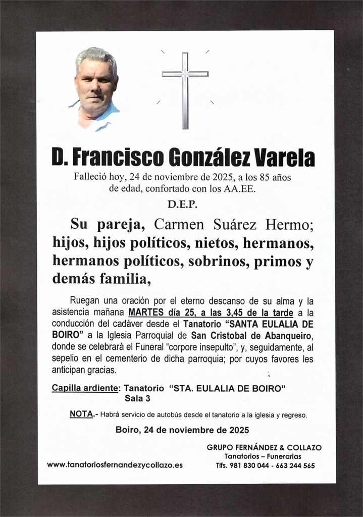 D. Francisco González Varela 