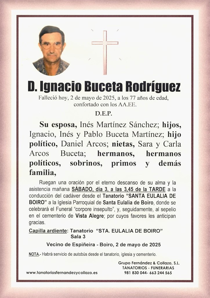 D. Ignacio Buceta Rodríguez