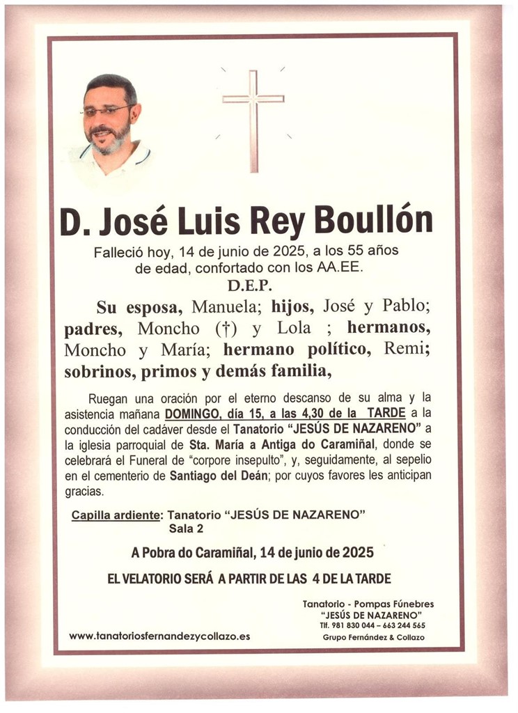 Foto principal D. José Luis Rey Boullón