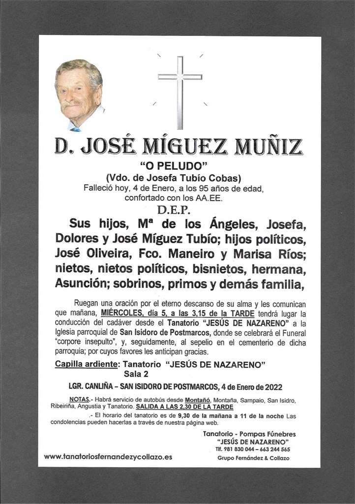 Foto principal D. JOSÉ MÍGUEZ MUÑIZ