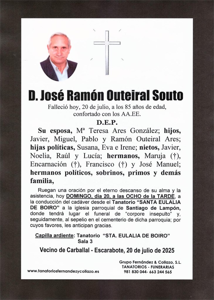 D. José Ramón Outeiral Souto