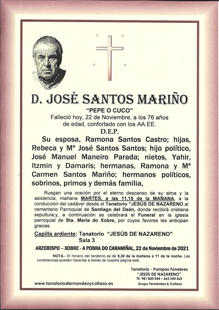 Foto principal D. JOSÉ SANTOS MARIÑO