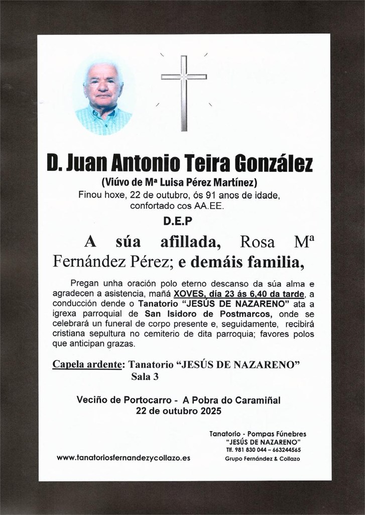 D. Juan Antonio Teira González