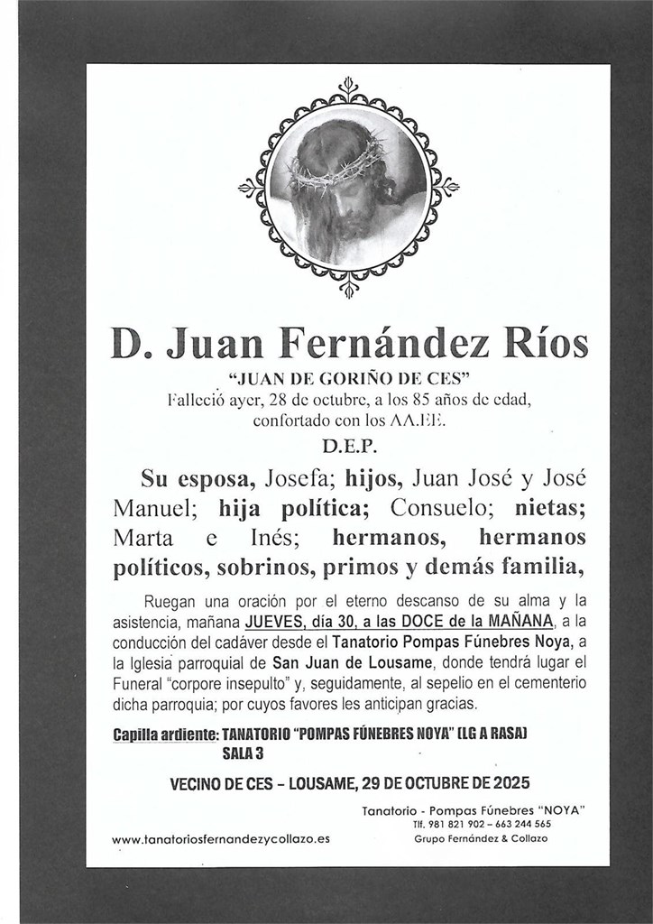 D. Juan Fernández Ríos