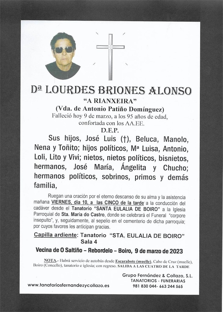 Foto principal Dª Lourdes Briones Alonso