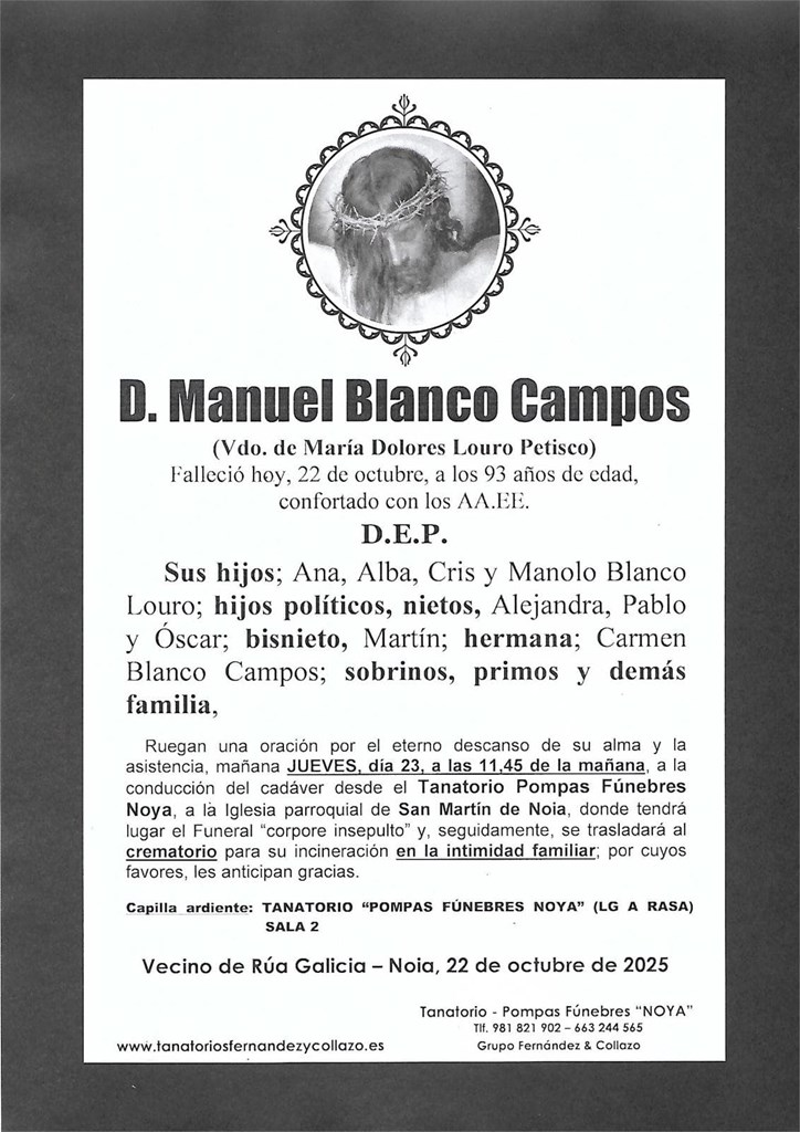 D. Manuel Blanco Campos