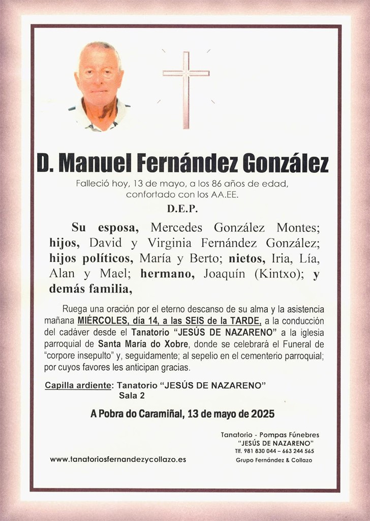 D. Manuel Fernández González
