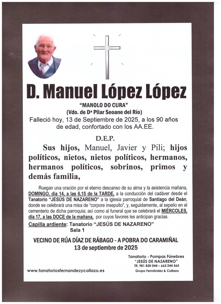 D. Manuel López López