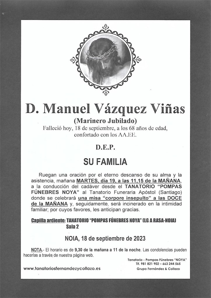 Foto principal D. Manuel Vázquez Viñas