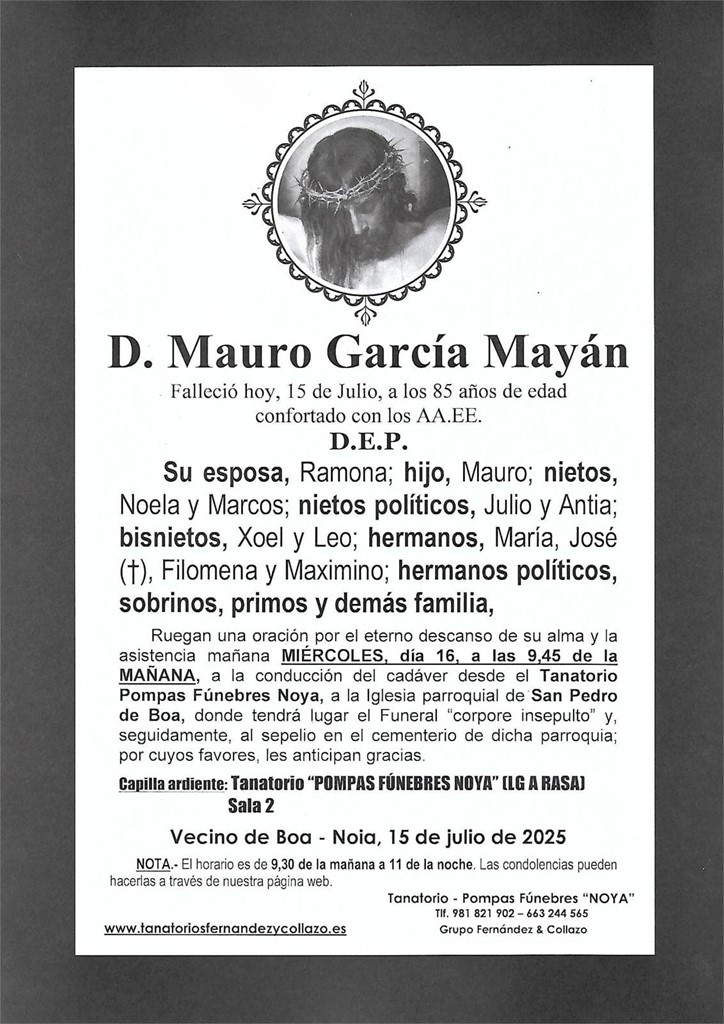 D. Mauro García Mayán