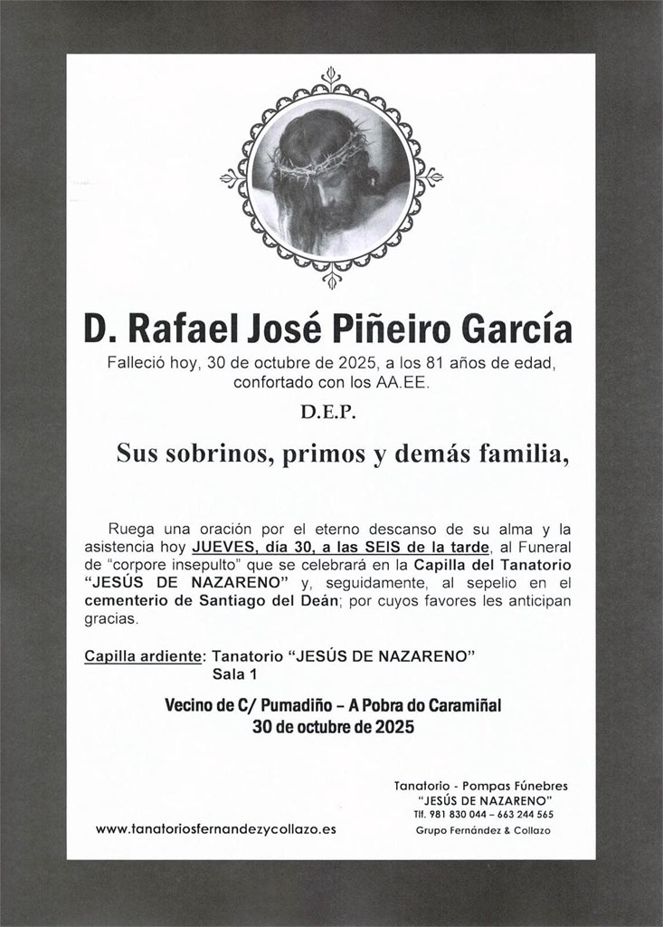 D. Rafael José Piñeiro García