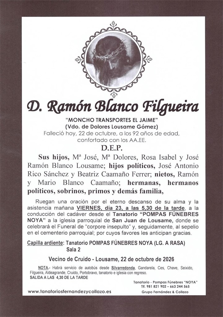 Foto principal D. RAMÓN BLANCO FILGUEIRA