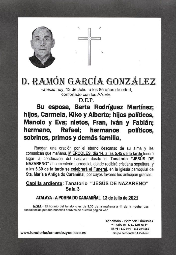 Foto principal D. RAMÓN GARCÍA GONZÁLEZ 