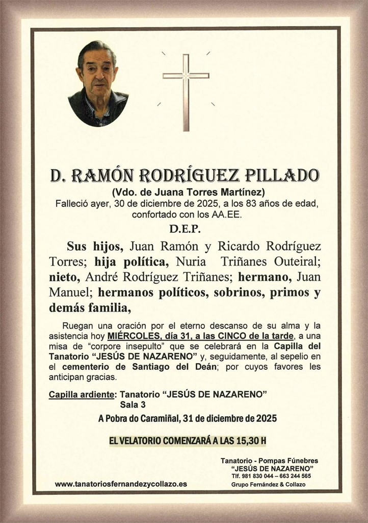 D. RAMÓN RODRÍGUEZ PILLADO