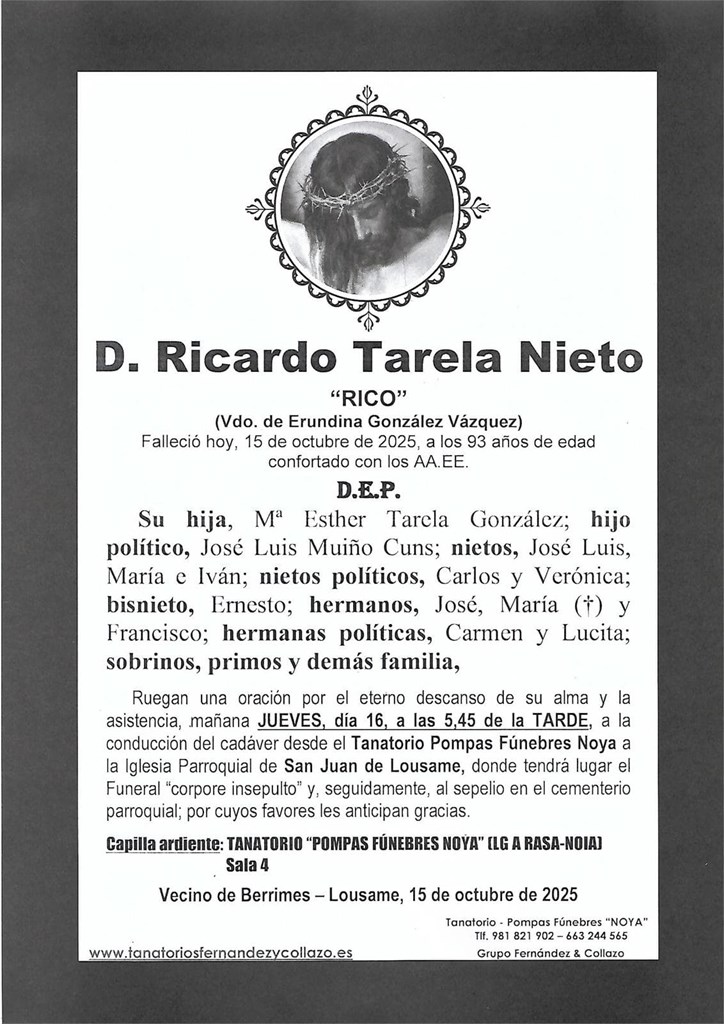 D. Ricardo Tarela Nieto