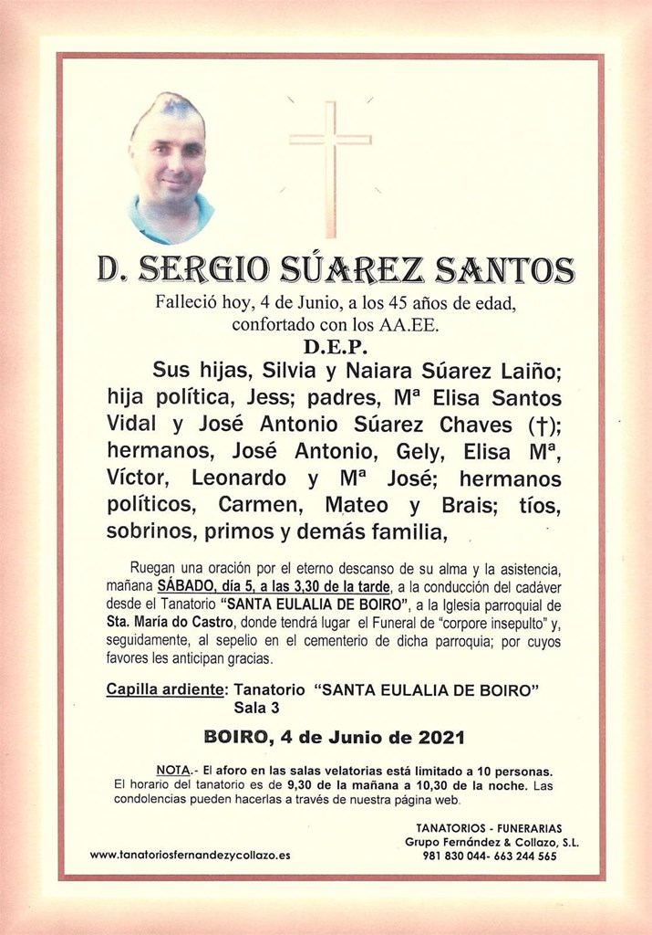 Foto principal D. SERGIO SUÁREZ SANTOS