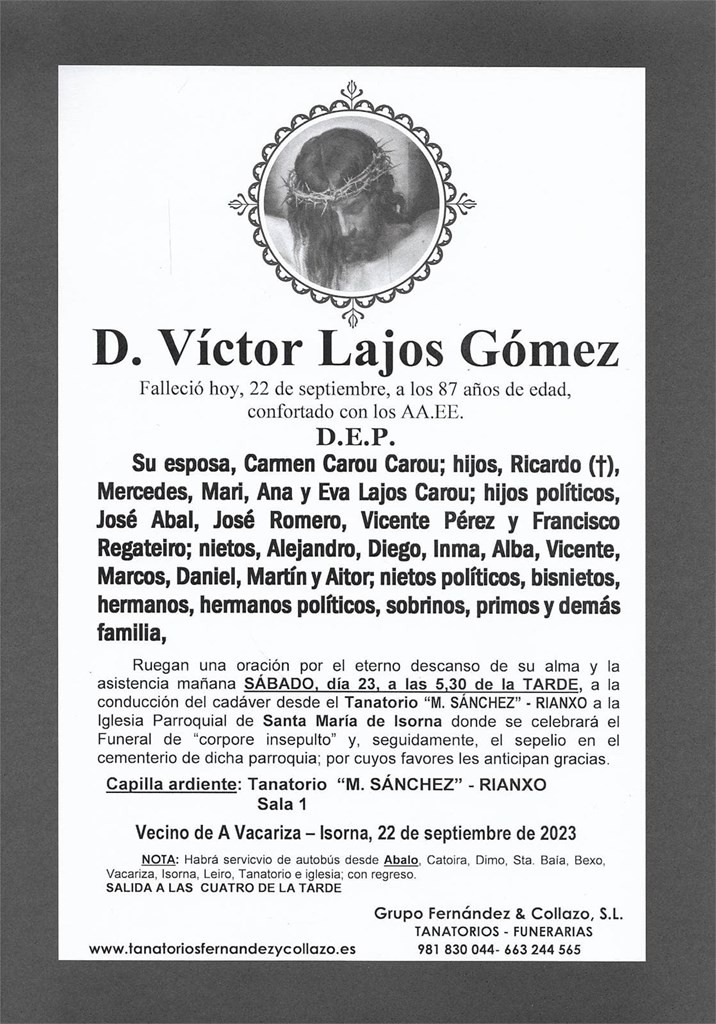 D. Víctor Lajos Gómez